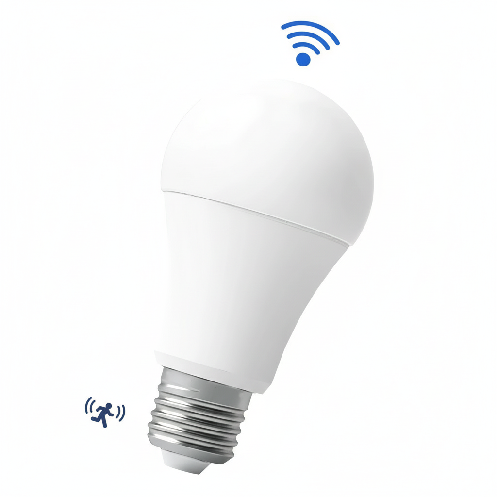 Lumière LED avec capteur radar pour un allumage sans intervention